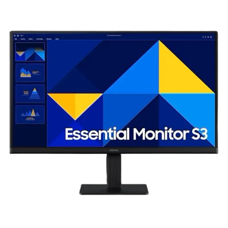 Monitor Samsung Essential S3 - 24" - Full HD - HDMI - VGA - LS24D300GALXZX