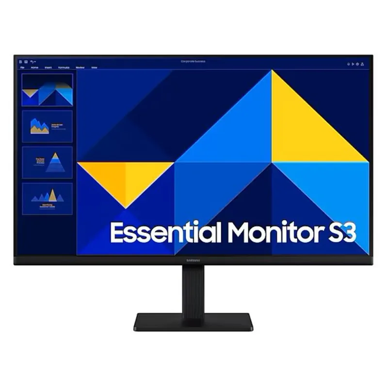 Monitor Samsung Essential S3 S30GD - 27" - Full HD - HDMI - VGA - LS27D300GALXZX