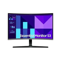 Monitor Samsung Essential S3 S39GD - 27" - Full HD - HDMI - VGA - Curvo - LS27D390GALXZX