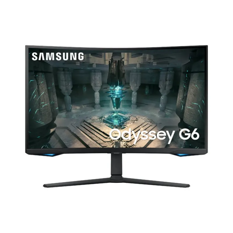 Monitor Gamer Curvo Samsung Odyssey G6 - LED 32" - 2560x1440 Quad HD - 240Hz - HDMI - DisplayPort - LS32BG650ELXZX