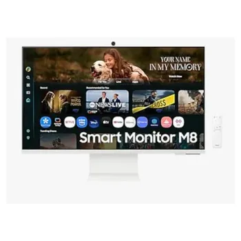 Monitor Smart Samsung 32" - M8 - Smart TV AI -escalado 4K - LS32FM801ULXZX