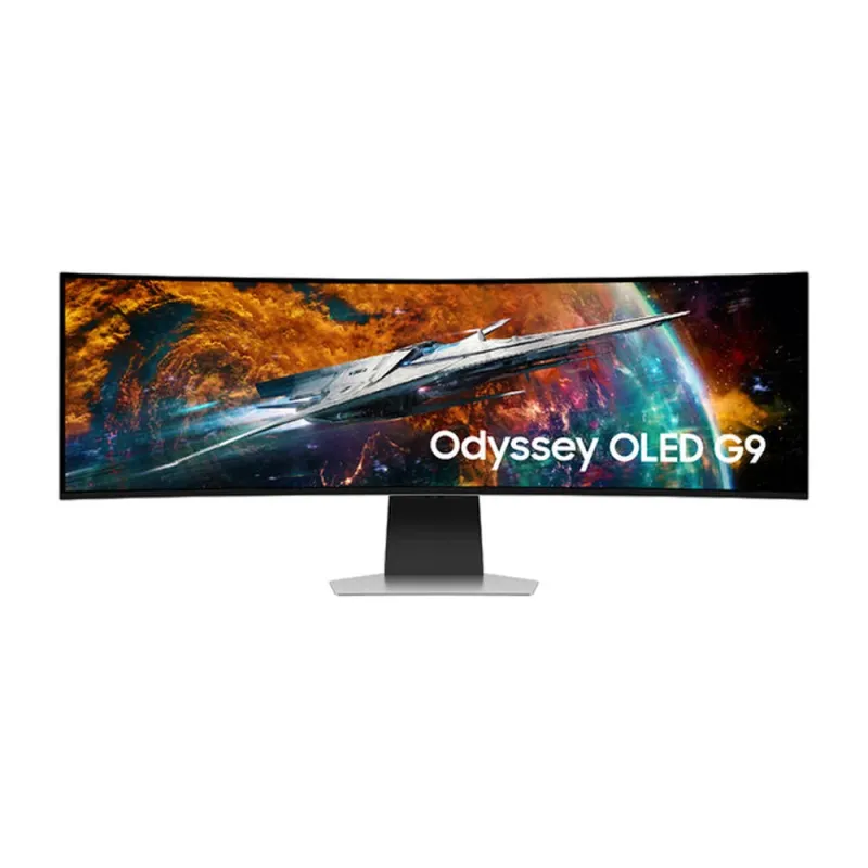 Monitor Gamer Samsung Odyssey OLED G9 G95SC - 49" - Dual Quad HD - HDMI - DisplayPort - Curvo - LS49CG950SLXZX