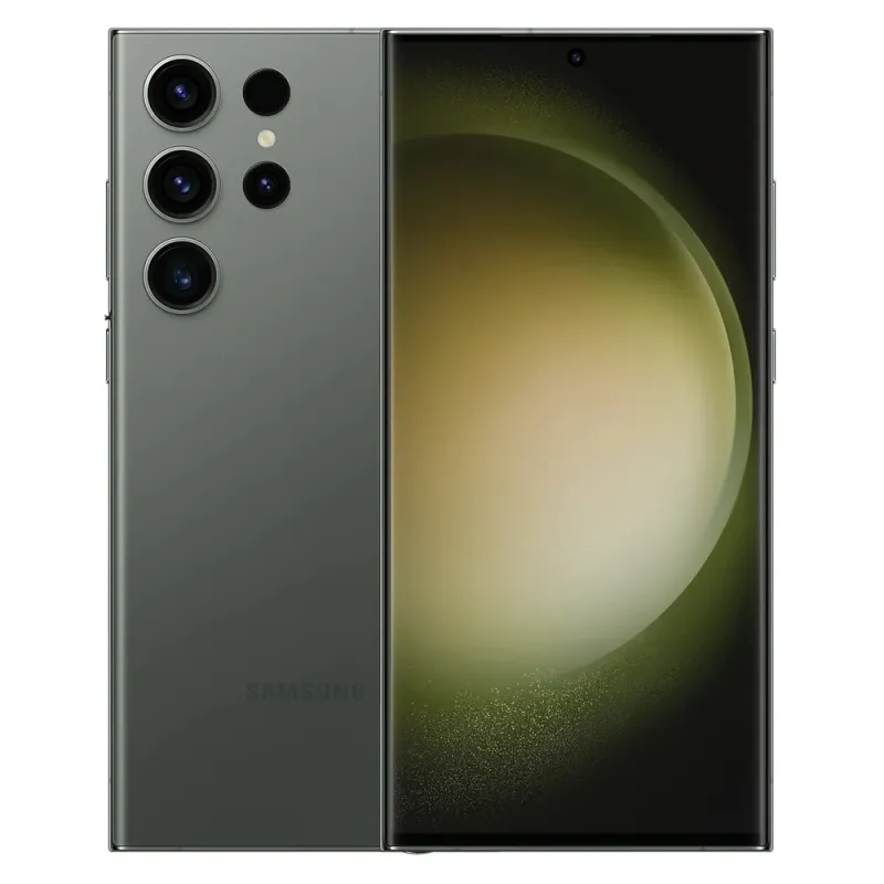 Smartphone Samsung Galaxy S23 Ultra - 6.8" - Snapdragon 8 Gen 2 - 12GB - 512GB - Cámaras 12MP/200MP - 5000mAh - Android - Verde - SM-S918BZGVLTM