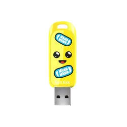 Memoria USB SanDisk SDCZIF-256G-G46 - 256GB - USB-A 3.0 - Lectura 130MB/s - Amarillo - SDCZIF-256G-G46