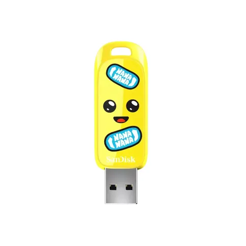 Memoria USB SanDisk SDCZIF-256G-G46 - 256GB - USB-A 3.0 - Lectura 130MB/s - Amarillo - SDCZIF-256G-G46