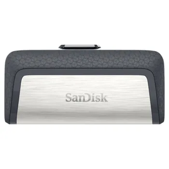 Memoria USB SanDisk Ultra Dual- 128GB - USB-C 3.0 - Plata - SDDDC2-128G-G46