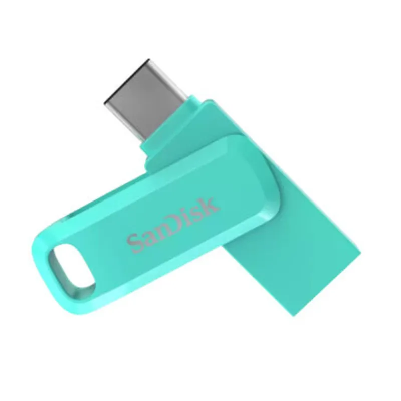 Memoria USB SanDisk Ultra Dual Drive Go - 64GB - USB-C - Verde Aqua - SDDDC3-064G-G46G