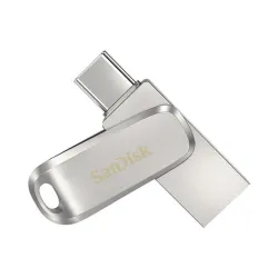 Memoria USB SanDisk Ultra Dual - 512GB - Tipo C - Plateado - SDDDC4-512G-G46 Memoria USB SanDisk Ultra Dual - 512GB - Tipo C - Plateado - SDDDC4-512G-G46