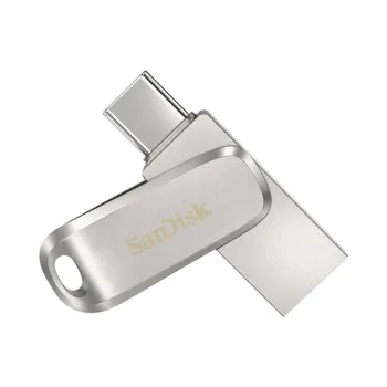 Memoria USB SanDisk Ultra Dual - 512GB - Tipo C - Plateado - SDDDC4-512G-G46