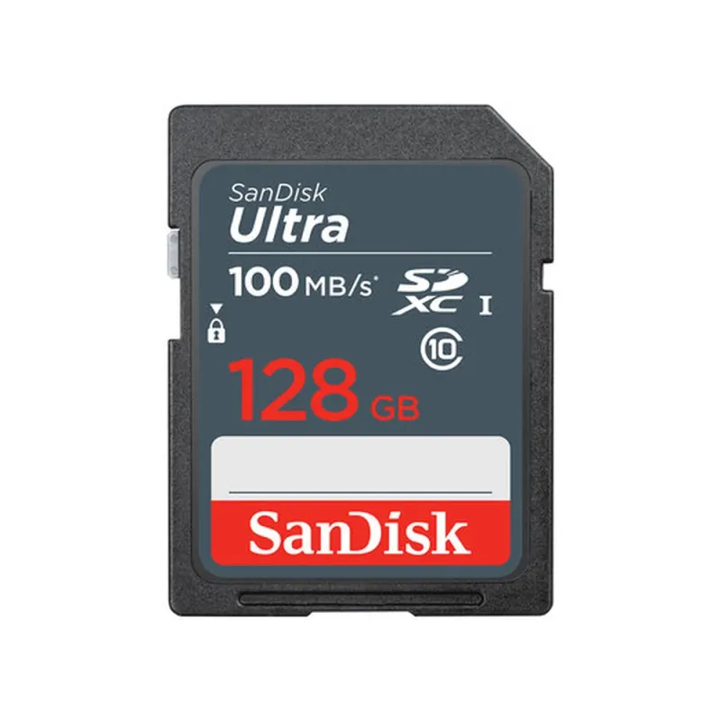 Memoria SDXC SanDisk Ultra - 128GB - Clase 10 - UHS-I - SDSDUNR-128G-GN3IN