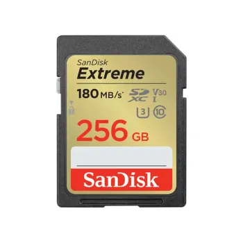 Memoria SDXC SanDisk Extreme - 256GB - Clase 10 - UHS-I  - SDSDXVV-256G-GNCIN