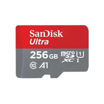 Memoria MicroSDXC SanDisk Ultra - 256GB - Clase 10 - UHS-I - C/Adaptador - SDSQUA4-256G-GN6MA