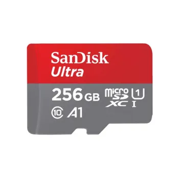 Memoria MicroSDXC SanDisk Ultra - 256GB - Clase 10 - C/Adaptador - SDSQUAC-256G-GN6MA