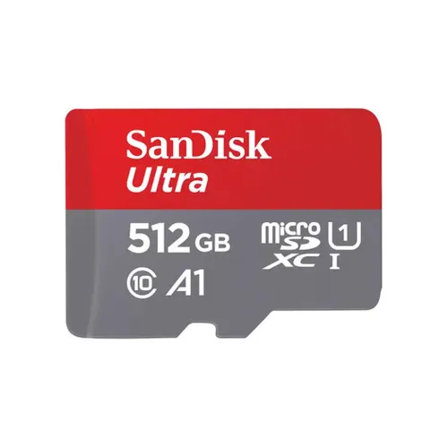 Memoria MicroSDXC SanDisk Ultra - 512GB - Clase 10 - C/Adaptador - SDSQUAC-512G-GN6MA