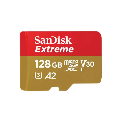 Memoria MicroSDXC SanDisk Extreme - 128GB - Clase 10 - C/Adaptador - SDSQXAA-128G-GN6MA Memoria MicroSDXC SanDisk Extreme - 128GB - Clase 10 - C/Adaptador - SDSQXAA-128G-GN6MA