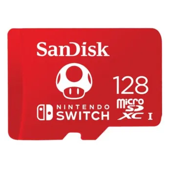 Memoria Microsdxc Sandisk 128Gb Clase 10 Uhs I Para Nintendo Switch - SDSQXAO-128G-GNCZN