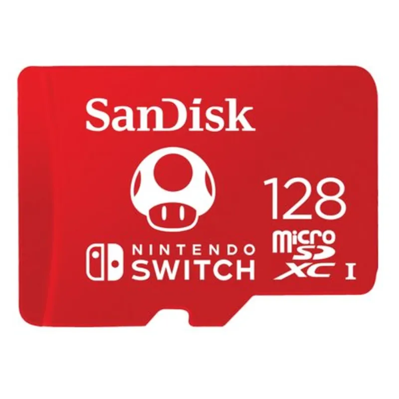 Memoria Microsdxc Sandisk 128Gb Clase 10 Uhs I Para Nintendo Switch - SDSQXAO-128G-GNCZN