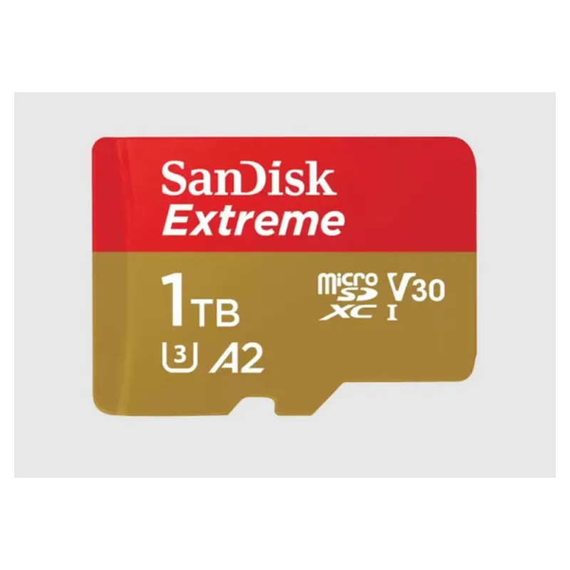 Memoria MicroSDXC SanDisk Extreme - 1TB - Clase 10 - C/Adaptador - SDSQXAV-1T00-GN6MA