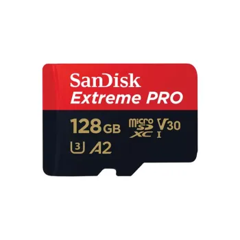 Memoria MicroSDXC SanDisk Extreme Pro - 128GB - Clase 10 - C/Adaptador - SDSQXCD-128G-GN6MA