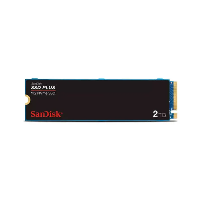 Unidad de Estado Sólido SanDisk SSD Plus - M.2 - 2TB - PCIe Gen 3.0 - SDSSDA3N-2T00-G26