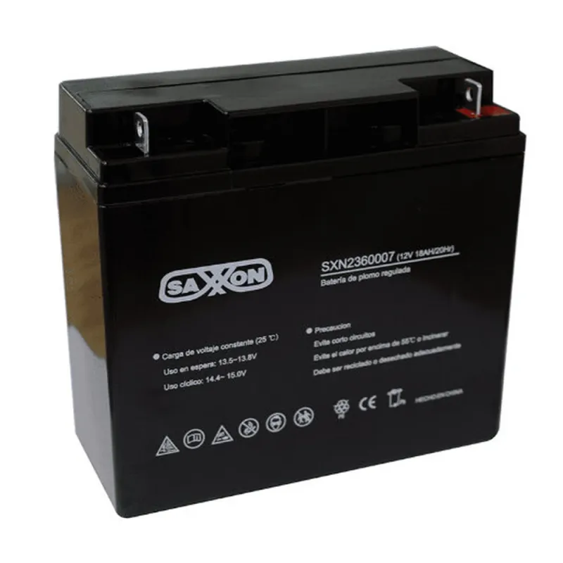Batería de Respaldo SAXXON CBAT18AH - 12V - 18Ah - CBAT18AH