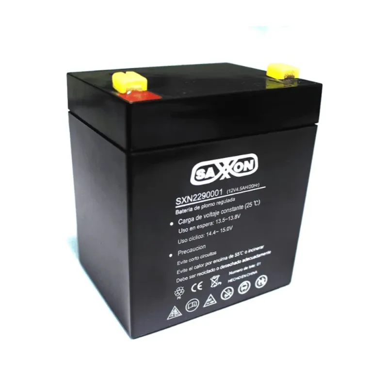 Batería de Respaldo SAXXON CBAT45AH - 12V - 4.5Ah - CBAT45AH