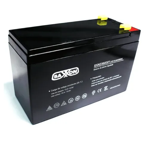 Batería de Respaldo SAXXON CBAT8AH - 12V - 8Ah - CBAT8AH Batería de Respaldo SAXXON CBAT8AH - 12V - 8Ah - CBAT8AH