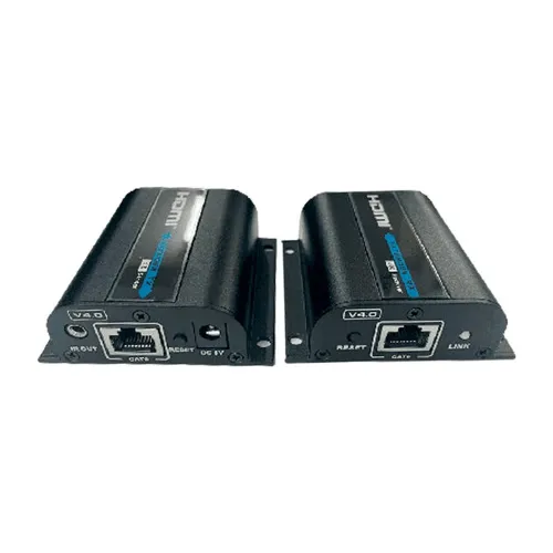 Kit extensor de video SAXXON LKV372PRO-4.0 - HDMI por Cable de Red Cat6/6a - Hasta 50M - 4K - LKV372PRO-4.0