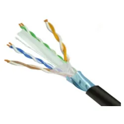 Bobina SAXXON OFTPCAT6COPEXT - Cat 6 - 305M - 23 AWG - Negro - OFTPCAT6COPEXT