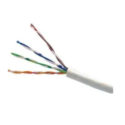 Bobina SAXXON - Cat5e - 305M - Blanco - OUTP5ECCA305BC