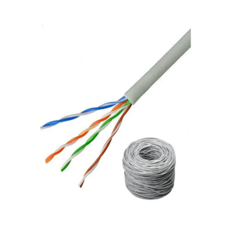 Bobina SAXXON OUTP5ECOP100BC - UTP - Cat5e - 100M - Interior - Blanco - OUTP5ECOP100BC