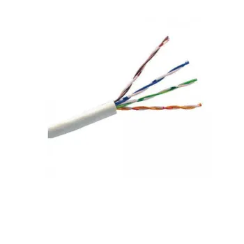 Bobina SAXXON - Cat6 - 305M - 23 AWG - Blanco - OUTP6COP305BC