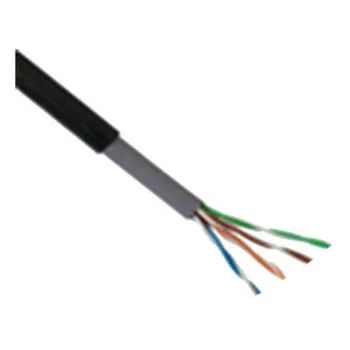 Bobina SAXXON OUTPCAT5ECOPEXT - Cat5e - 305M - 24 AWG - Negro - OUTPCAT5ECOPEXT