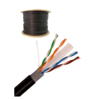 Bobina SAXXON OUTPCAT6CCAEXT - Cat6 - 305m - Negro - OUTPCAT6CCAEXT