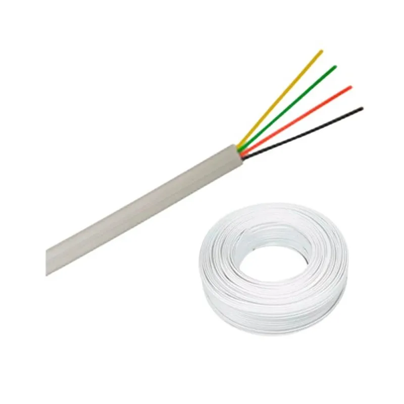 Cable de Alarma SAXXON OWAC4100J - 4 Conductores - 22 AWG - 100M - Recomendable para Control de Acceso - OWAC4100J