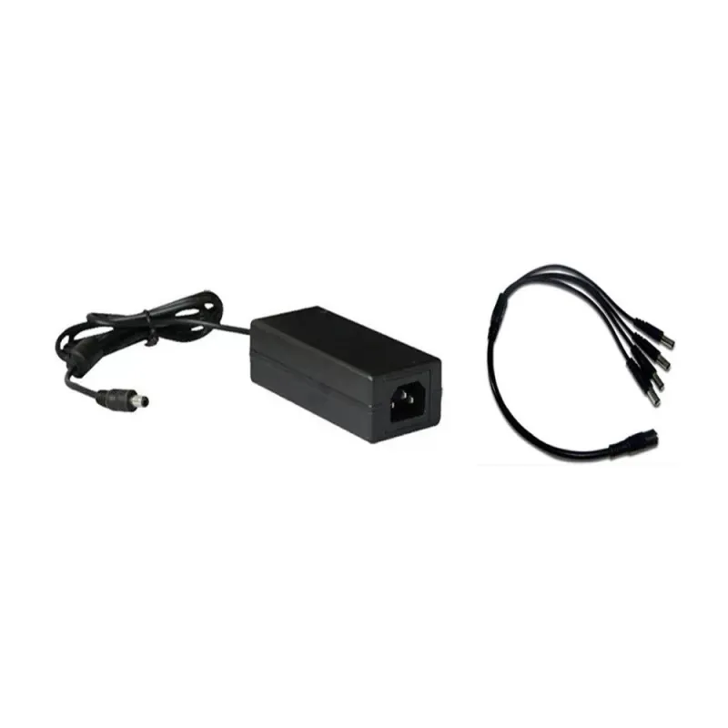 Kit SAXXON - Fuente de Poder - 12VDC - 5 AMP - Divisor de Energía PSUWB07 - PSU1205DPAQD