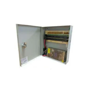 Fuente de Poder Regulada SAXXON PSU1210D18 - 12v -10A para 18 Cámaras - PSU1210-D18