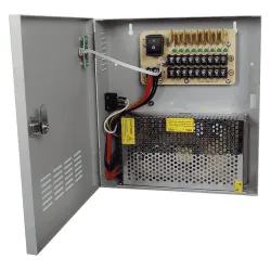 Fuente de Poder SAXXON PSU1220-D9 - 12V - 20A - Hasta 9 Cámaras - PSU1220-D9 Fuente de Poder SAXXON PSU1220-D9 - 12V - 20A - Hasta 9 Cámaras - PSU1220-D9