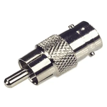 Conector SAXXON PSUBR02 - BNC hembra a RCA macho - 10 Piezas - PSUBR02