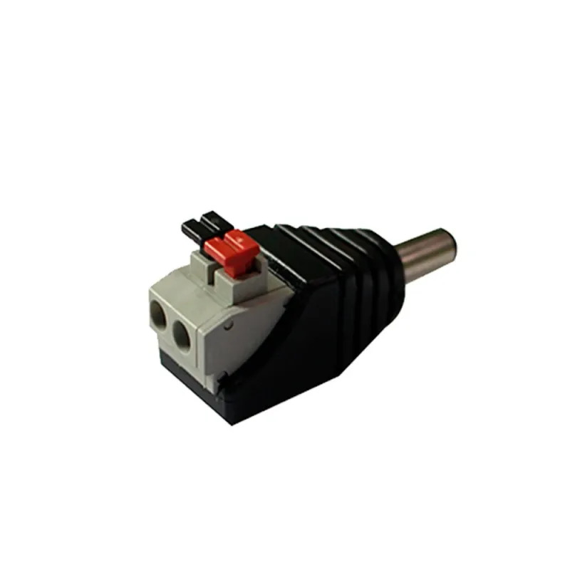 Plug SAXXON - Macho - Enchufe DC - 12 VCD - 10 Piezas - para Cámaras CCTV - PSUBR16H