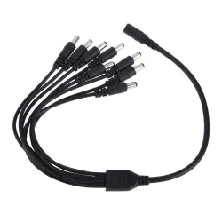 Divisor de Energía SAXXON PSUWB10 - Pulpo - 8 Conectores Macho - 1 Conector Hembra - PSUWB10