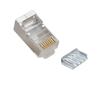 Plug SAXXON S901E para cable UTP con guía - Cat6 - RJ-45 - Blindado - 100 Piezas - S901E