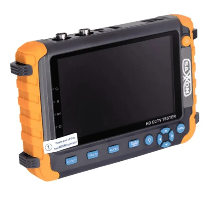 Probador de video SAXXON TES08MC - Pantalla 5" - Soporta HDCVI/TVI/AHD - TES08MC