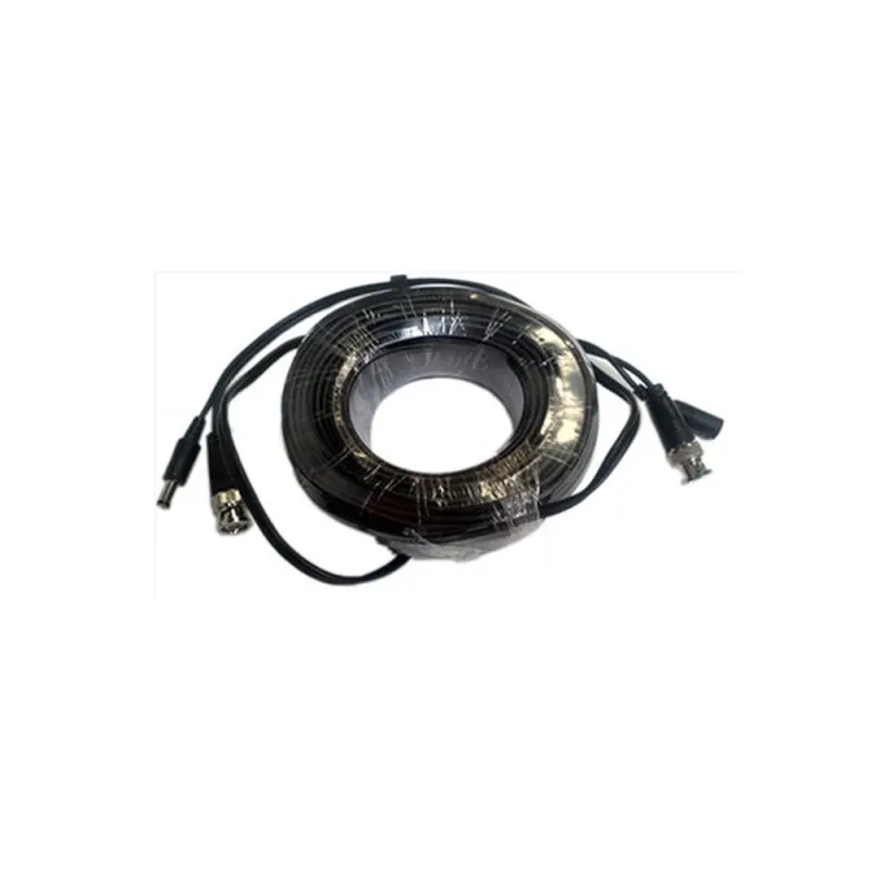Cable Coaxial Saxxon WB0110C - BNC/DC Power Macho - BNC/DC Power Hembra - 10 Metros - WB0110C