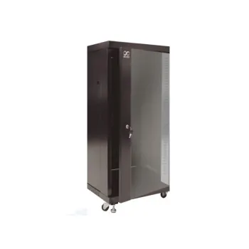 Gabinete SBE TECH GNL42URP600PC- 42UR - De piso - Puerta delantera de cristal - SBE-GNL42URP600PC