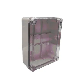 Gabinete SBE TECH TR24019090 - Plástico - 240x190x90mm - Cubierta transparente - Para exteriores - SBE-TR24019090
