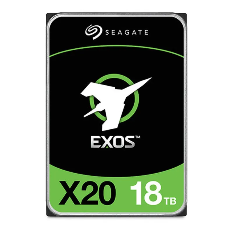 Disco Duro Interno Seagate Exos X20 - 3.5" - 18TB - SATA 3 - 7200 RPM - ST18000NM003D