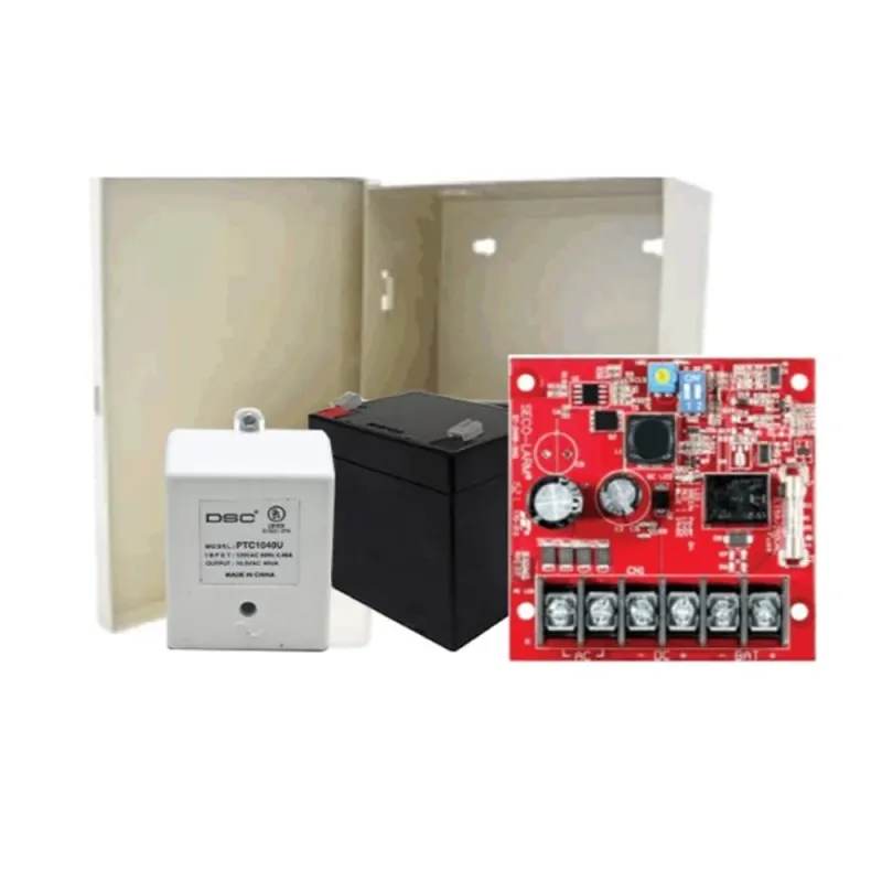 Kit Fuente de Poder Seco-Larm KITFUENTE2 - Fuente de Poder 2.5 AMP - Batería de Respaldo - Transformador - Gabinete - KITFUENTE2