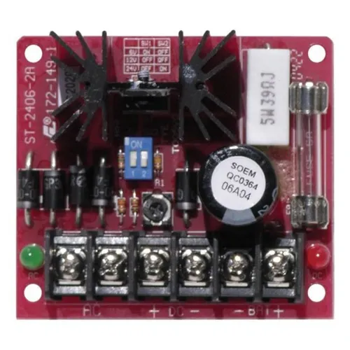 Fuente de Poder Seco-Larm - 1.5 A - 6 / 12 / 24 V - ST-2406-2AQ Fuente de Poder Seco-Larm - 1.5 A - 6 / 12 / 24 V - ST-2406-2AQ