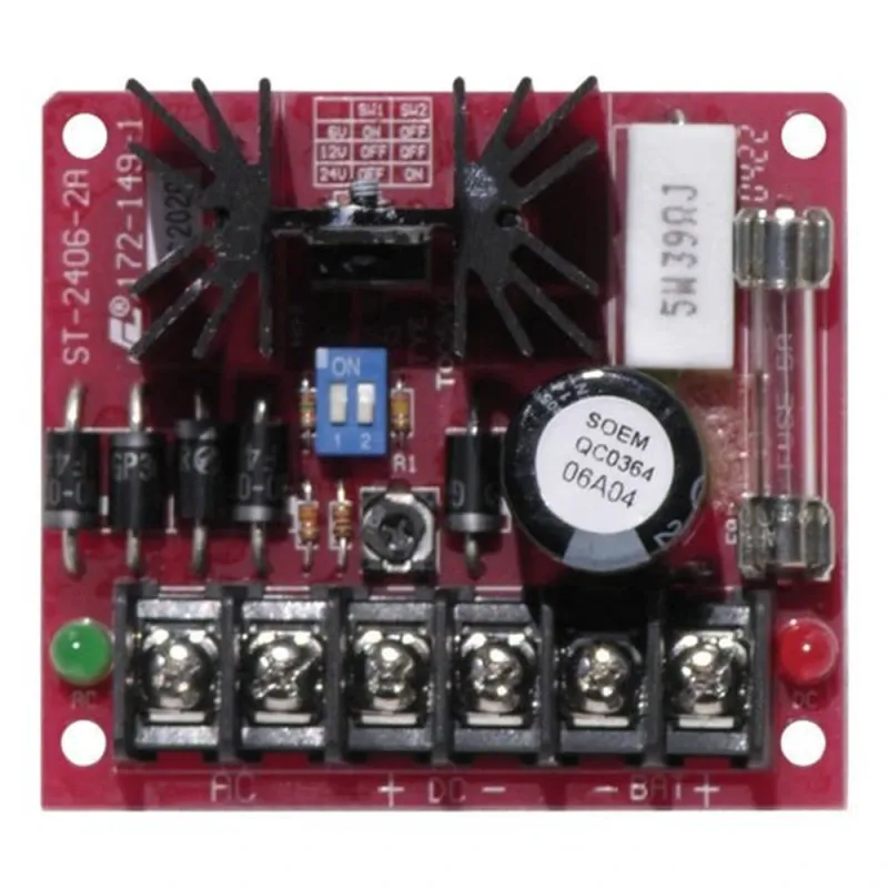Fuente de Poder Seco-Larm - 1.5 A - 6 / 12 / 24 V - ST-2406-2AQ